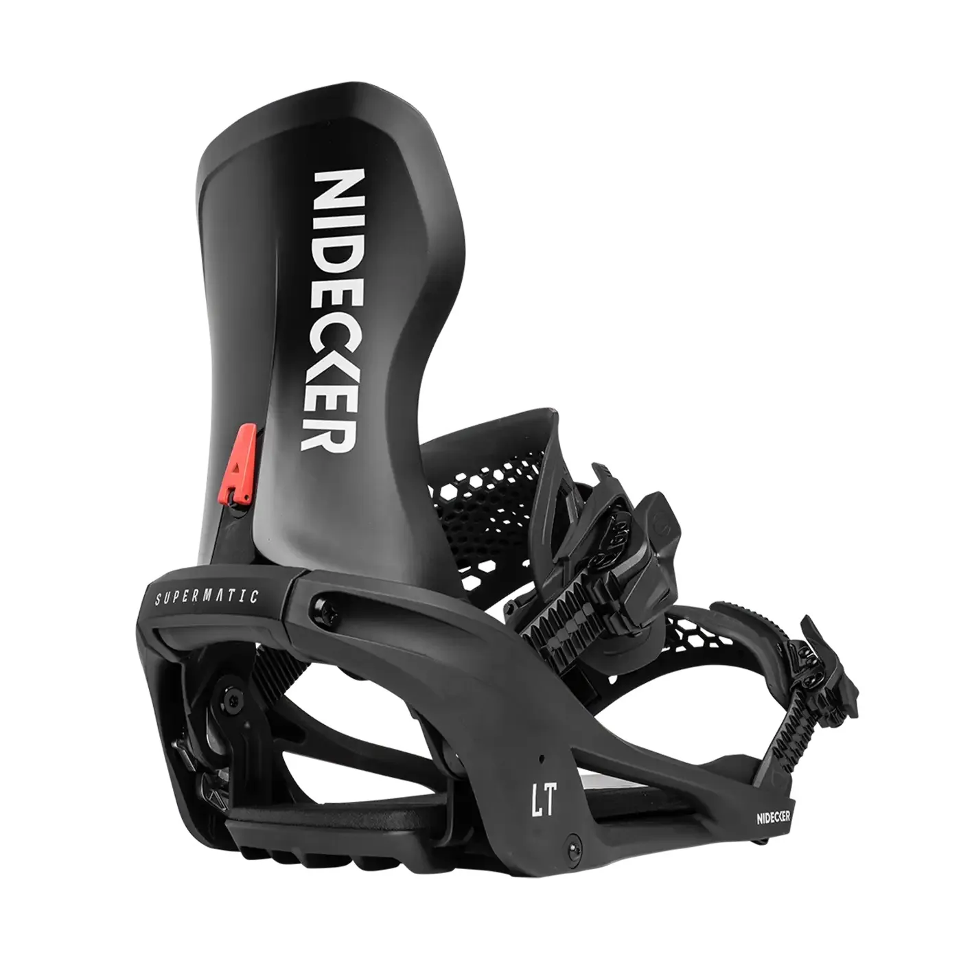 Nidecker Fixation de snowboard LT Supermatic Black, noire