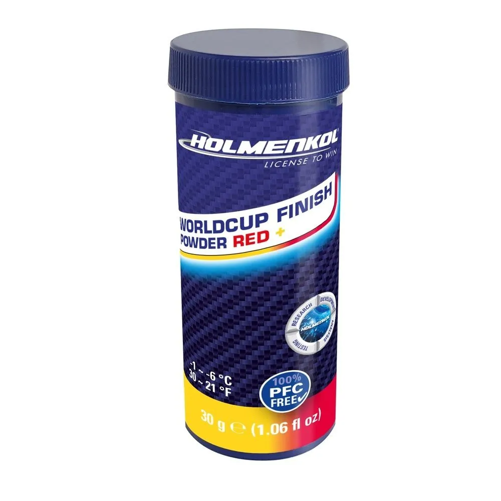 Holmenkol Worldcup Finish Powder Red Plus 30 g front