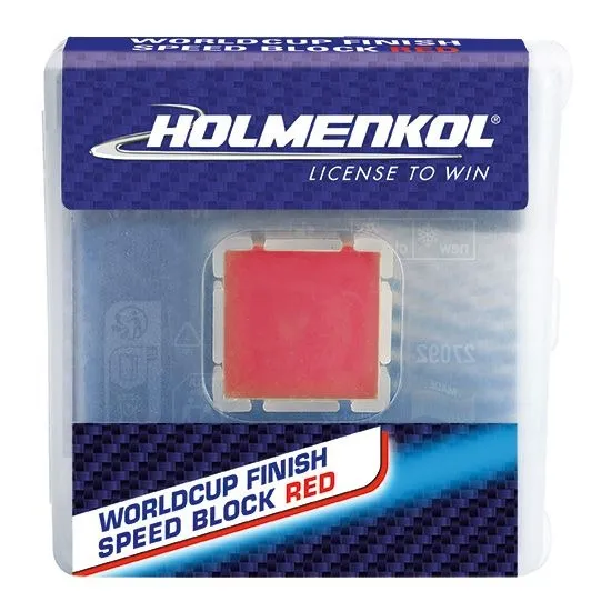 Holmenkol Worldcup Finish Speed Block Red 10 g front