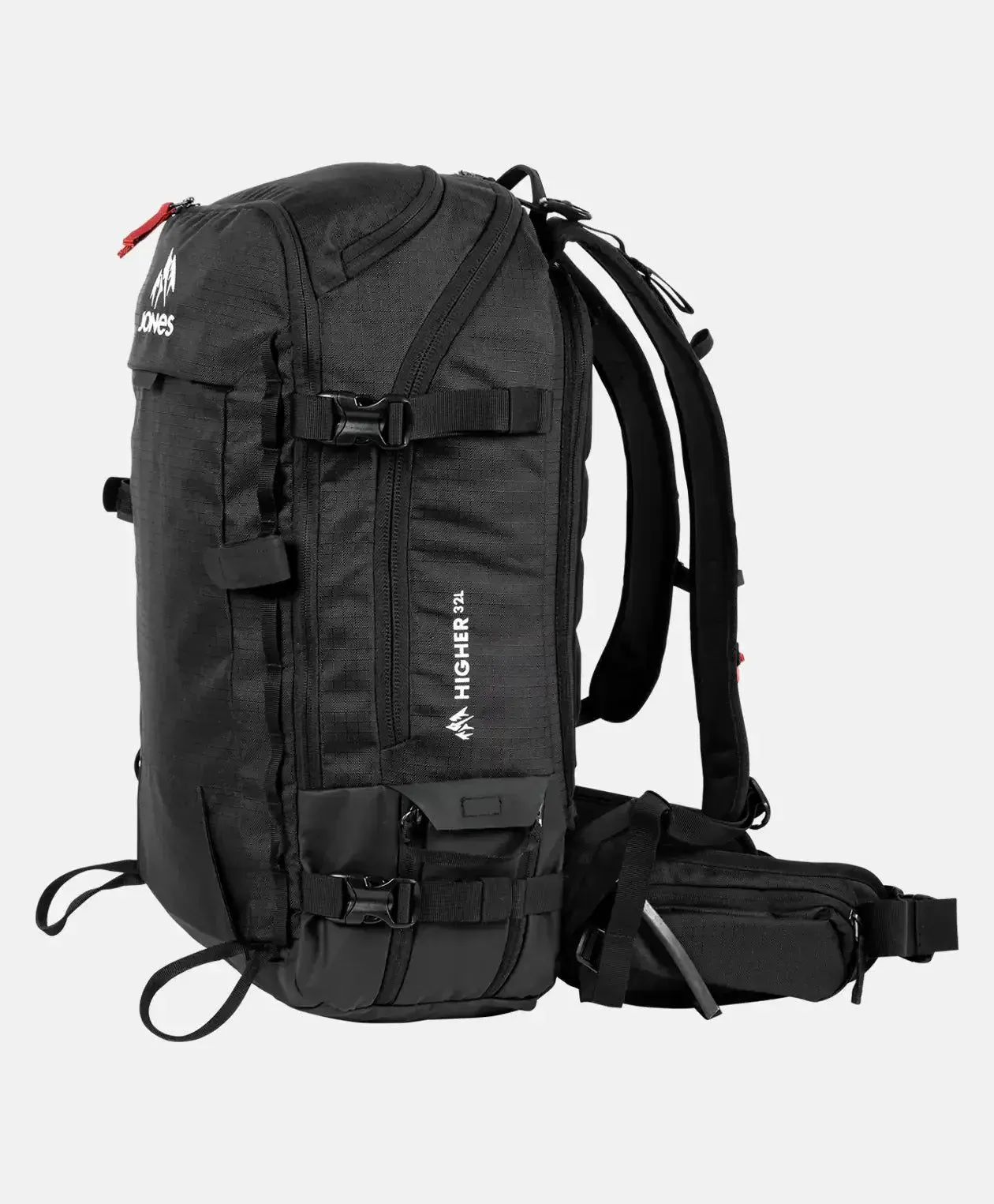 Jones Sac à dos Higher 32 L, noir furtif – détails