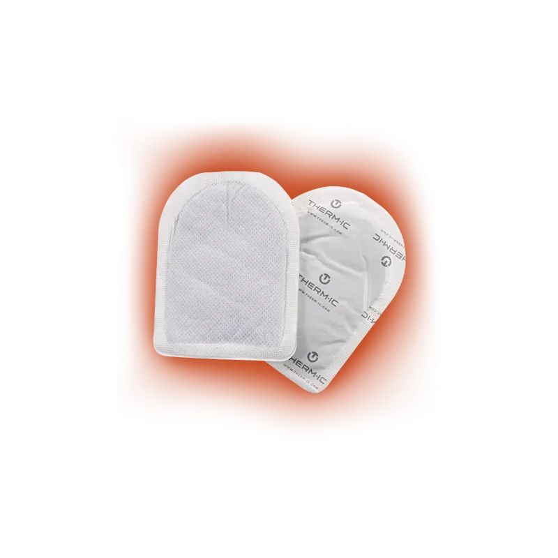Zwei Toe Warmers, eins mit Folie, eins ohne Folie.