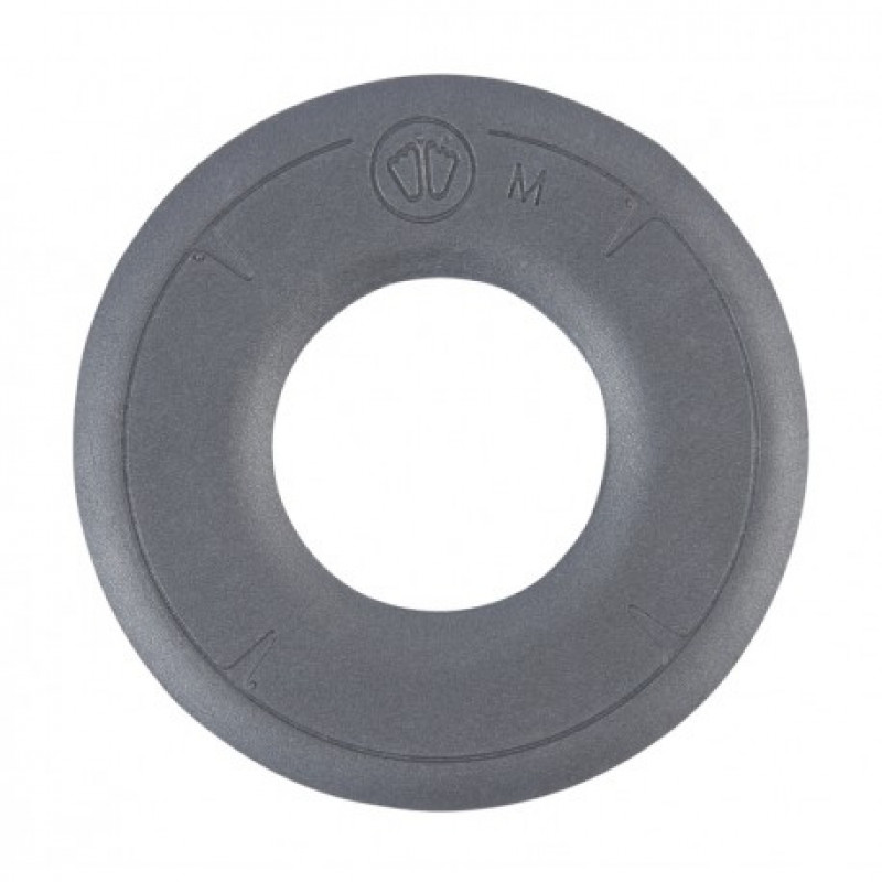 Grauer, runder Sidas IPS Donut Shape Knöchelschutz der Größe M mit mittigem Loch.