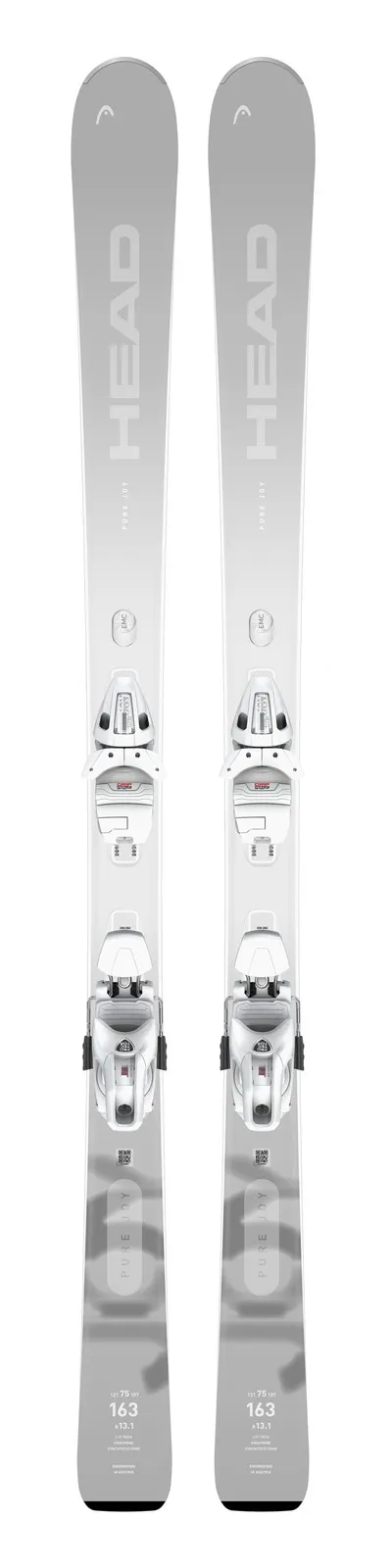 Weisse Head e-Pure Joy Ski mit montierter Bindung.