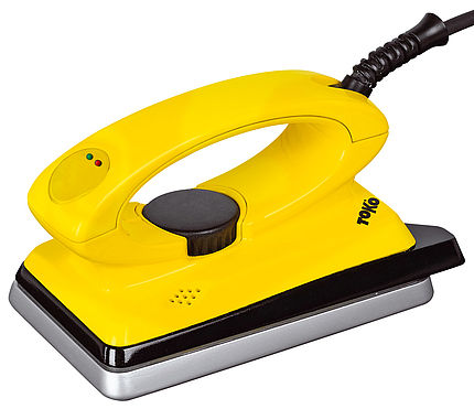 Farteuse jaune Toko T8 Farteuse jaune Toko T8 avec régulateur de température noir et base argentée pour les skis de fond.