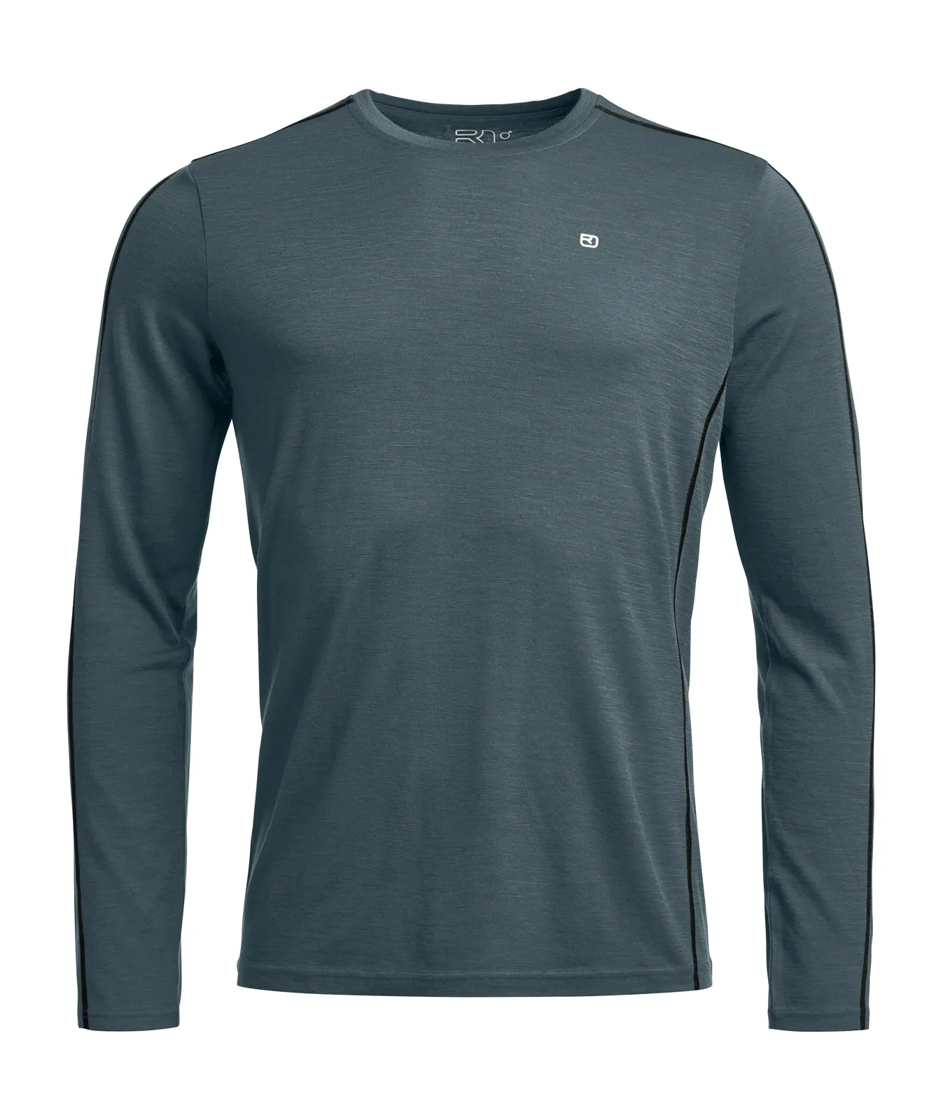 Ortovox 185 Rock'N'Wool Long Sleeve Homme Dark Arctic Grey