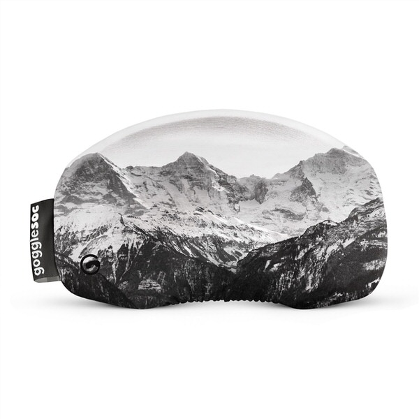 Summit Soc: Brillenüberzug mit Schwarz-Weiß-Motiv einer Berglandschaft.