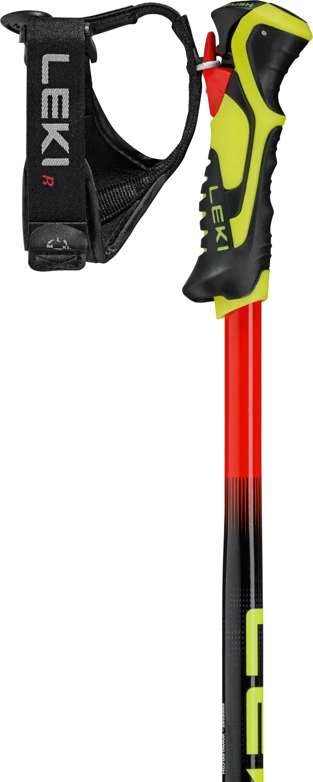 LEKI WCR Evo Lite SL TR Junior Slalom Skistöcke Red-Violet-Yellow Ansicht 2