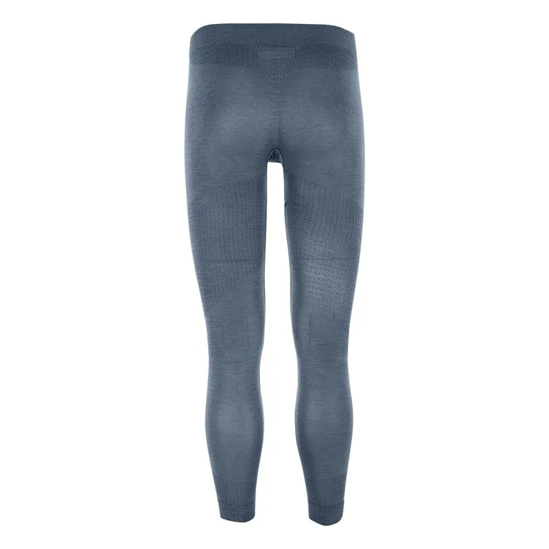 Graue Salewa Zebru Tight für Herren, von hinten, mit sichtbarer Strickstruktur.