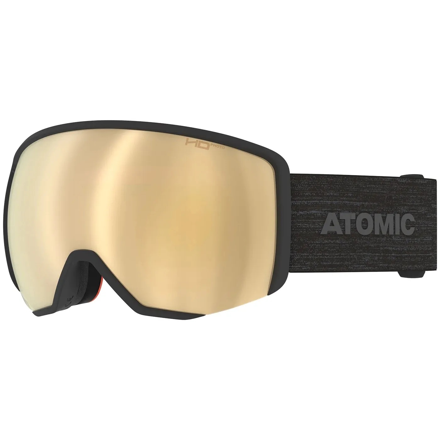Atomic Revent L HD Photo Skibrille Black Seitenansicht