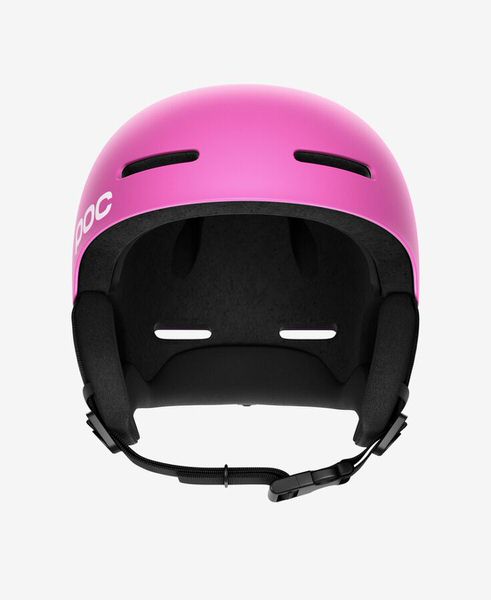 Casque Auric Cut Actinium Pink Vue frontale du casque Auric Cut en Actinium Pink avec doublure intérieure noire et fentes d'aération.