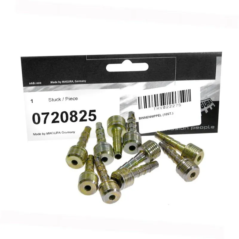Packaging Magura Support sleeves MT with ten brass sleeves for bicycle brakes.
