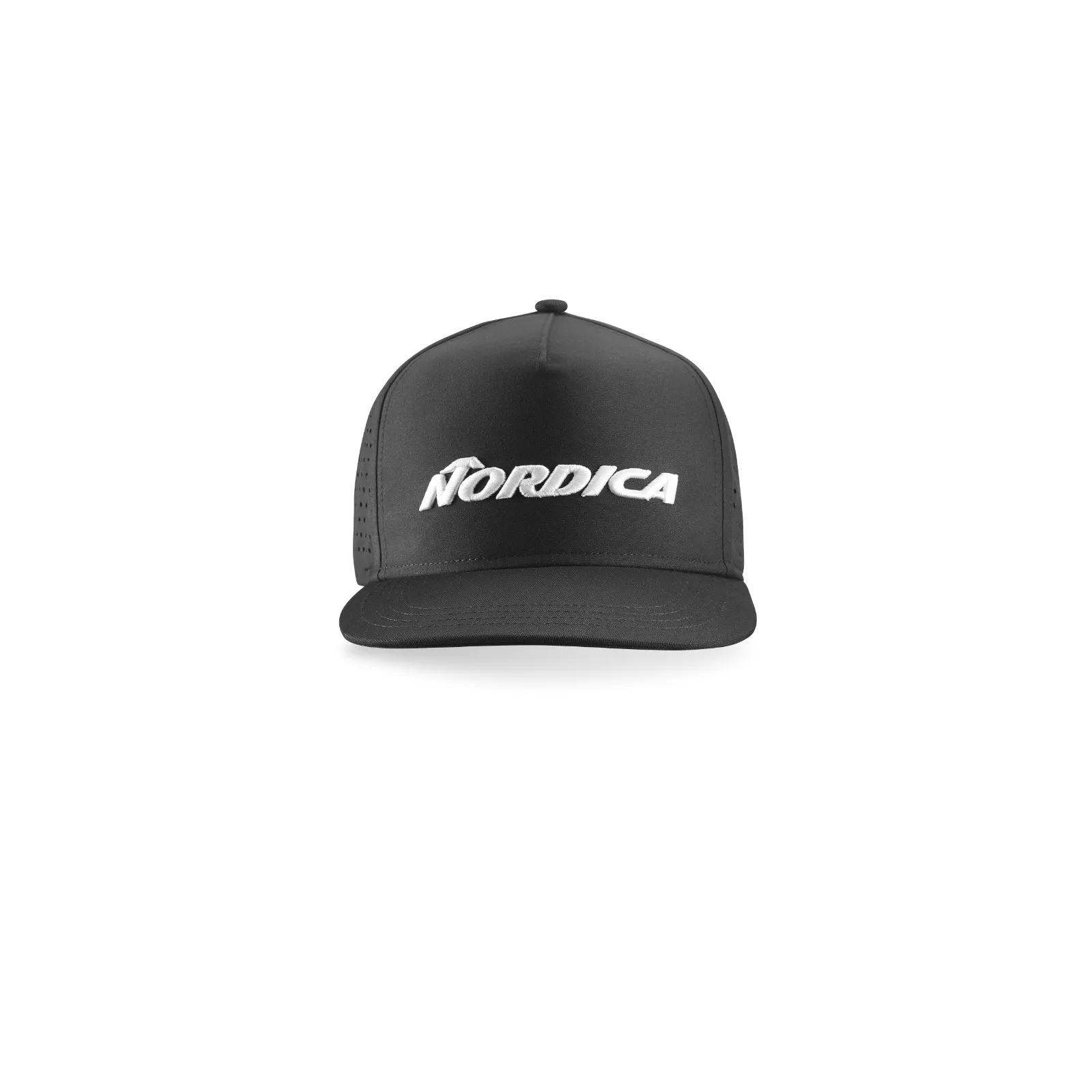 Nordica Essential Flatbrim Black White Front View