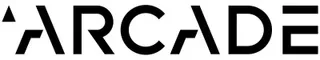 Black Arcade lettering with stylized letters on a light background.