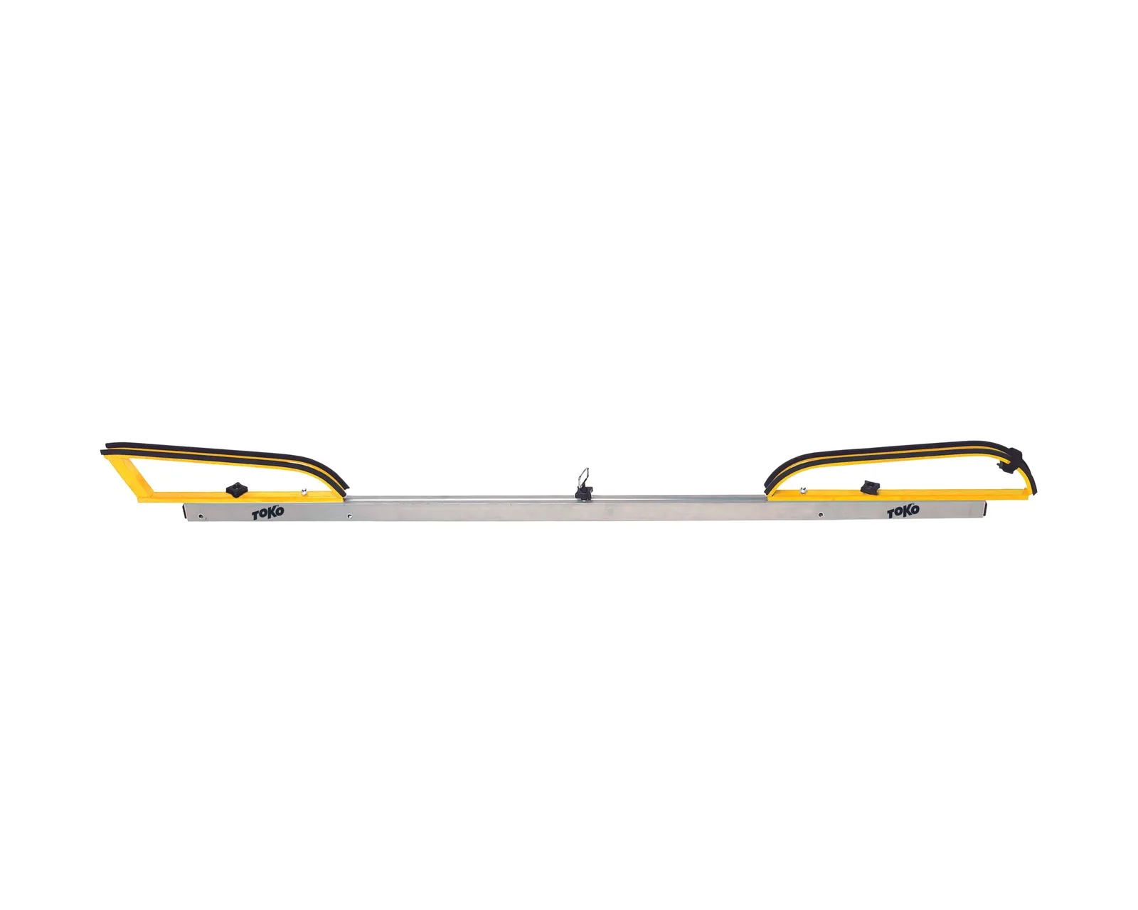 Toko Cross country profile: Yellow cross-country ski clamping device made of aluminum.