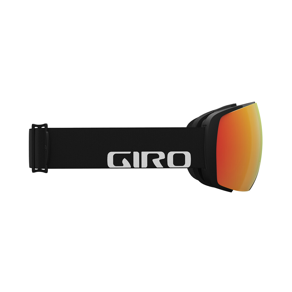 Lunettes noires Giro Lunettes noires Giro Contact Vivid avec écran orange, vue latérale.