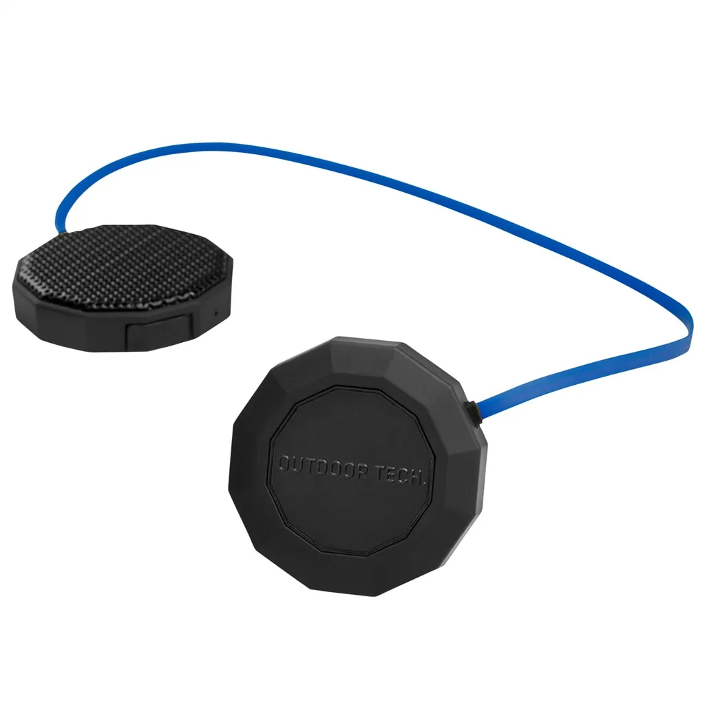 Giro Wireless ODT Chips 2.0 nero con cavo di collegamento blu.