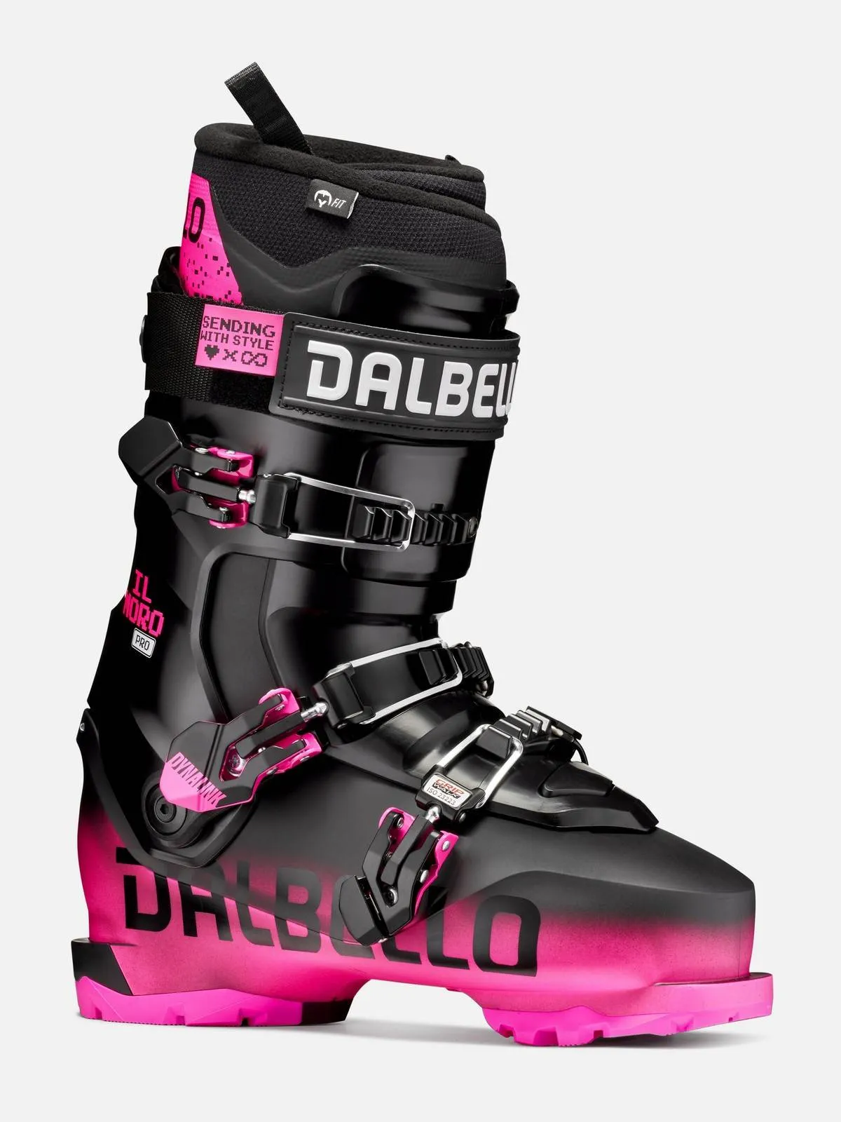 Dalbello Il Moro Pro 3DWrap Scarponi da sci rosa fluo/nero
