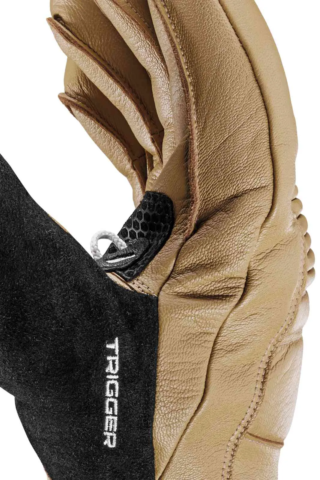Leki Tyton Pro TR Ski Gloves Tan-Black View 4