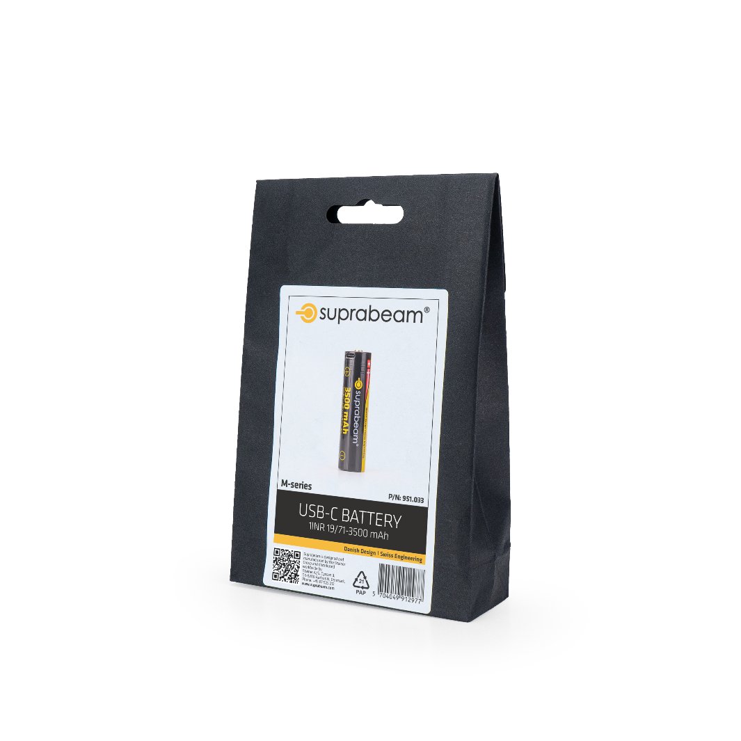 Suprabeam Akku Li-Ion 18650 3500 mAh USB-C für M6xr Serie
