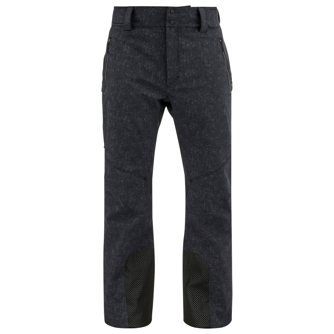 Dunkelgraue Herren Hose mit Reißverschlüssen und verstärktem Beinabschluss. Die Head Rebels Pants Men XYBK im Detail.