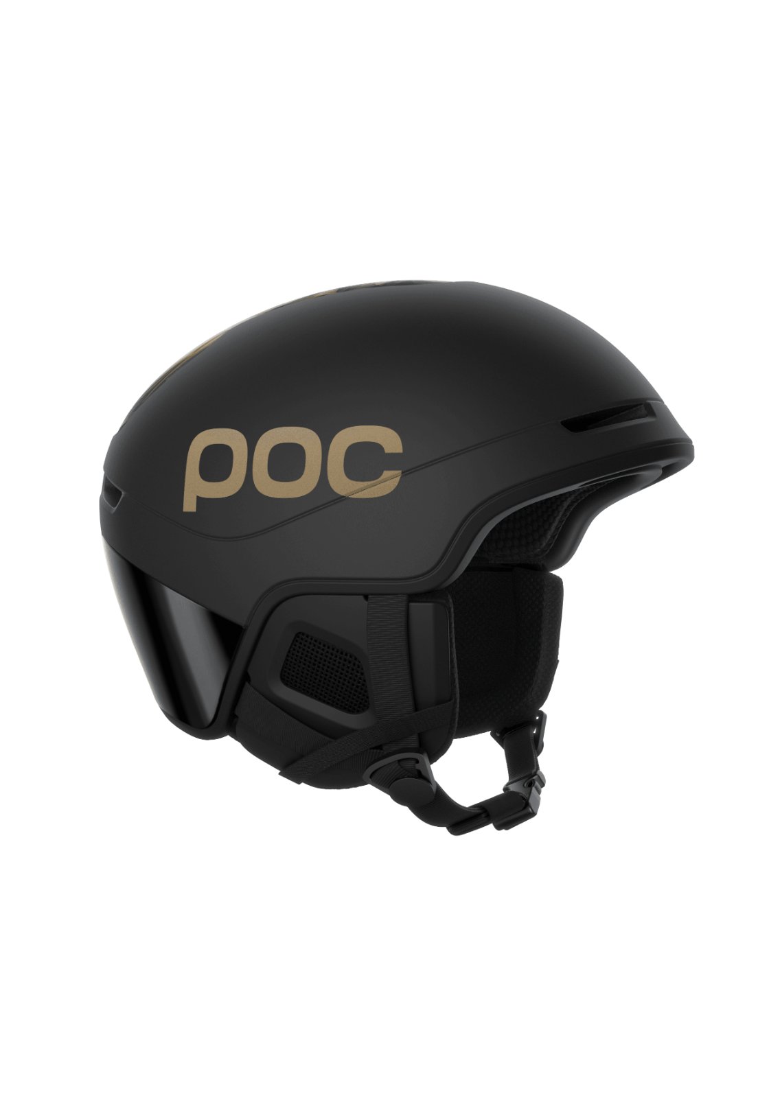 POC Obex Contour Marco Odermatt Edition Ski Helmet, Uranium Black with Podium Gold Accents