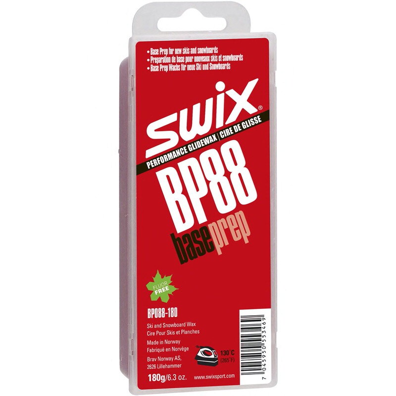 Emballage du fart Swix BP88 Emballage du fart Swix BP88 Base Prep, design rouge et blanc, entretien des skis et snowboards.