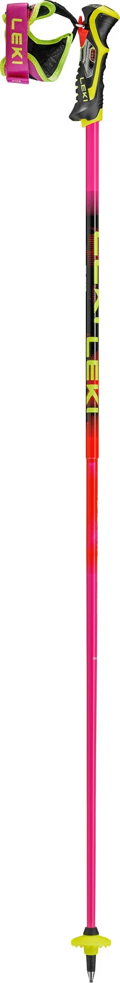 LEKI Venom SL TR Slalom Skistöcke Neonpink - Neonorange - Neonyellow einzelstock