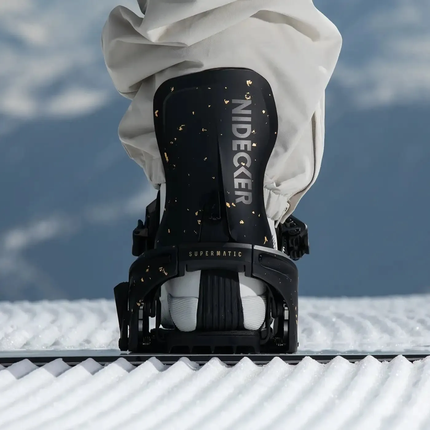 Nidecker LT Supermatic Stardust Snowboard Binding Details