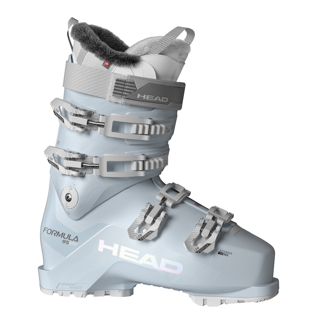 Heller Head Formula 95 W MV GW Damen-Skischuh mit vier Schnallen und flauschigem Innenfutter.