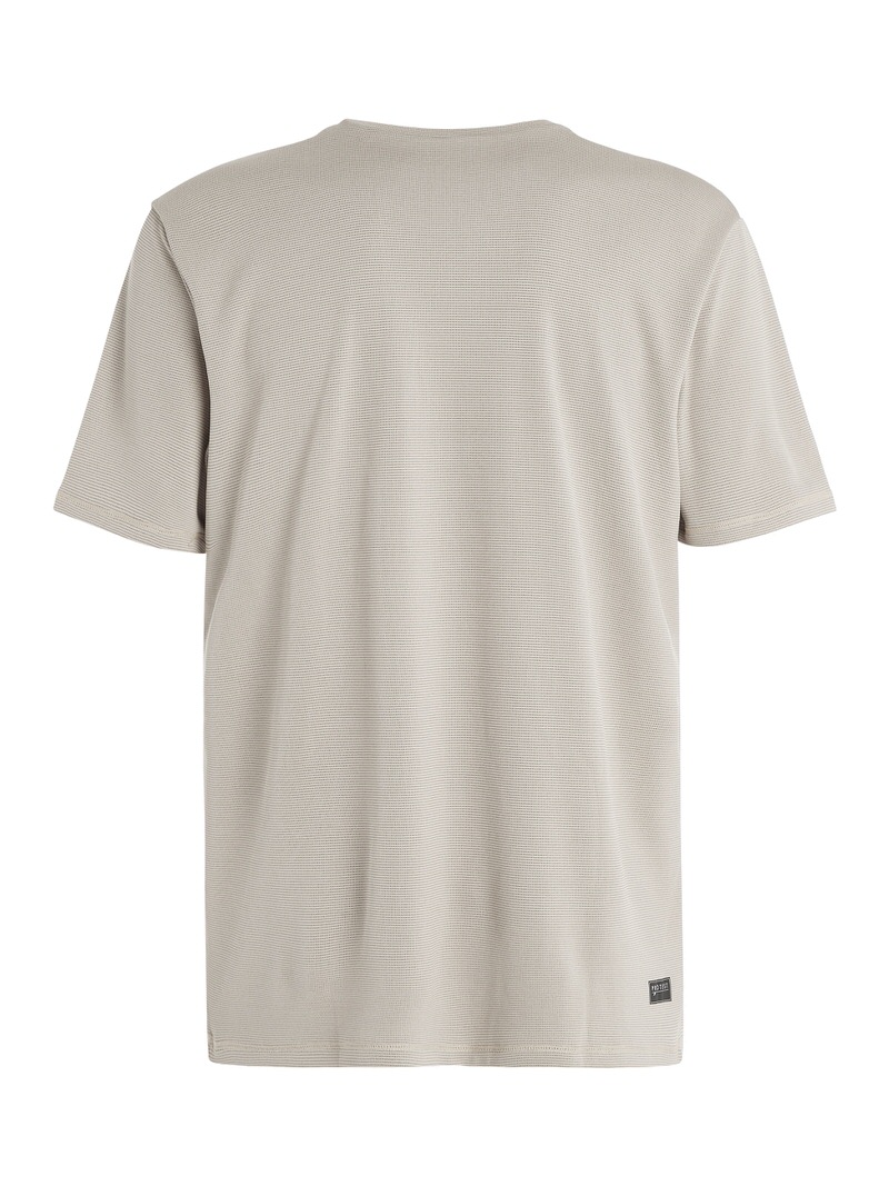 Kitoffwhite Surf T-Shirt von hinten, reguläre Passform mit kurzem Arm, dezentes Muster.