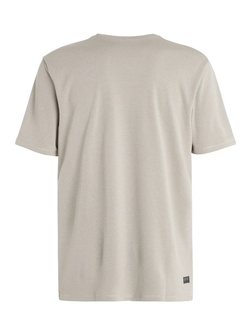 Kitoffwhite Surf T-Shirt von hinten, reguläre Passform mit kurzem Arm, dezentes Muster.