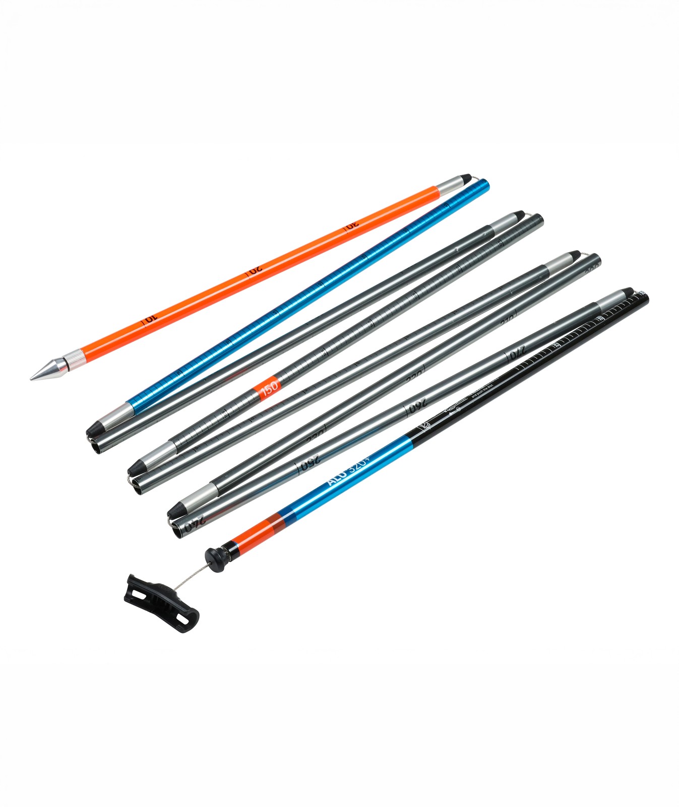Ortovox Probe Alu 320+ Avalanche Probe 320 cm Silver