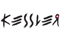 Schwarzer Schriftzug "Kessler" in abstrakter, handschriftlicher Anmutung, mit einem roten Punkt auf dem letzten Buchstaben.