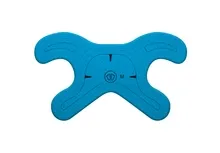 Blue Sidas IPS B-shape insole, flat, with markings and "M" size indication.